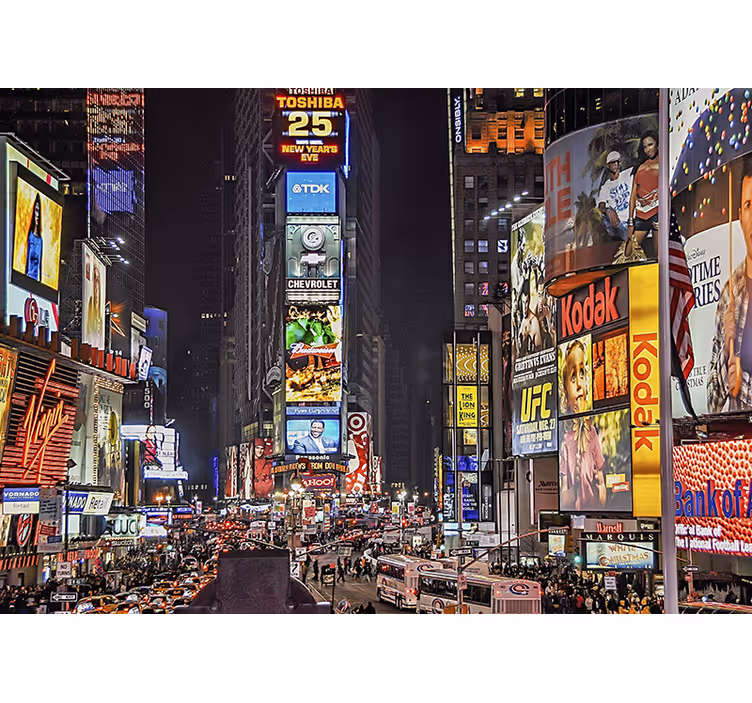 Fototapete new york lebendiger times square - TenStickers
