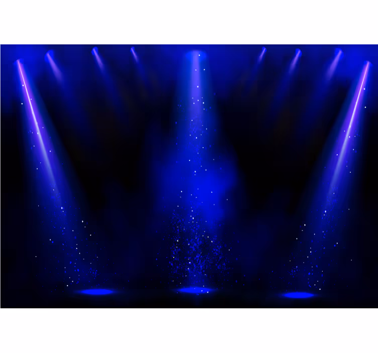Fototapete abstrakt mit lichtpartikel-effekt - TenStickers