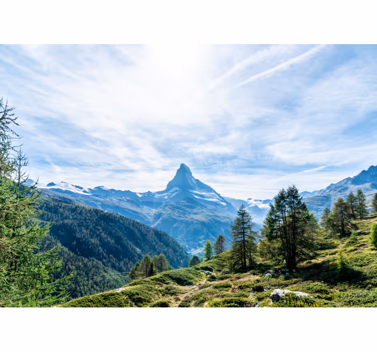 Fototapete berge majestätischer berggipfel - TenStickers