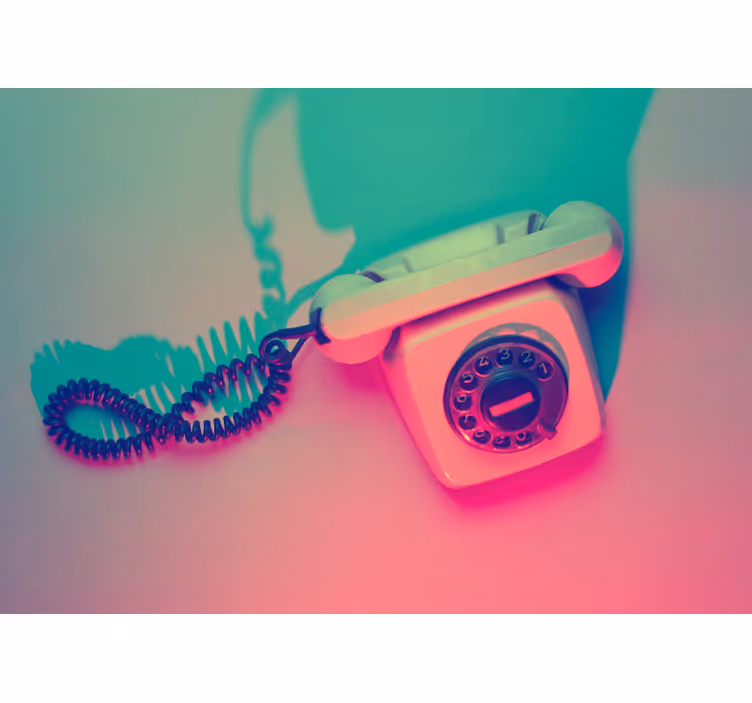 Fototapete Graffiti retro-telefondesign - TenStickers