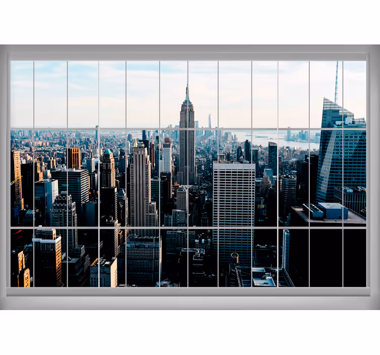 Fototapete new york empire state perspektive - TenStickers