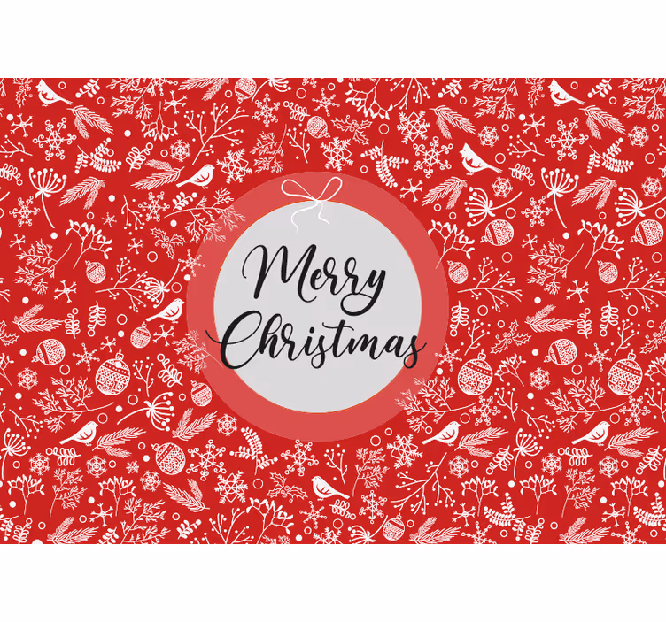 Fototapete Weihnachten festliche feiertagswünsche - TenStickers