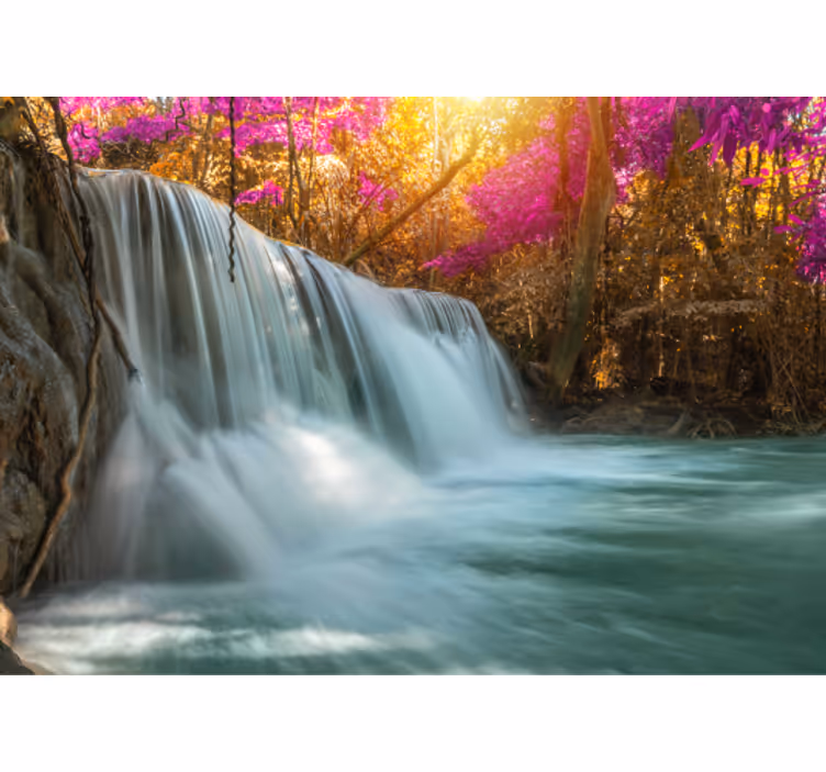 Fototapete wasserfall grand cascade stream - TenStickers