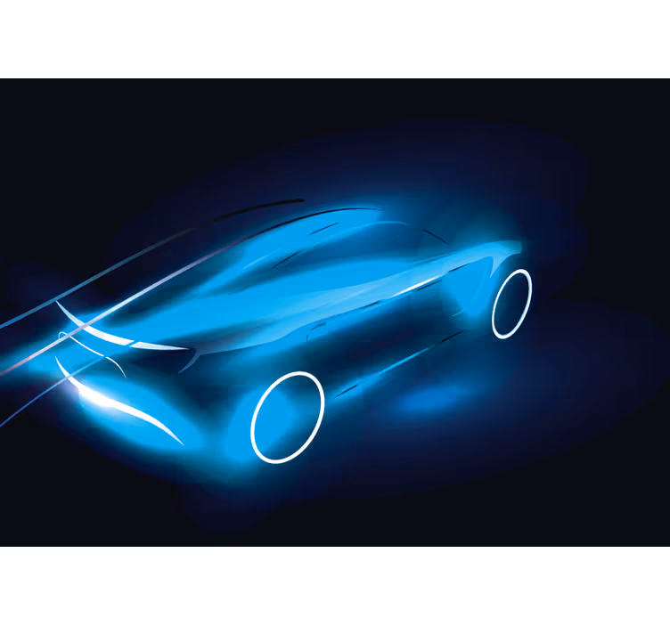 Fototapete Fahrzeuge futuristisches autodesign - TenStickers