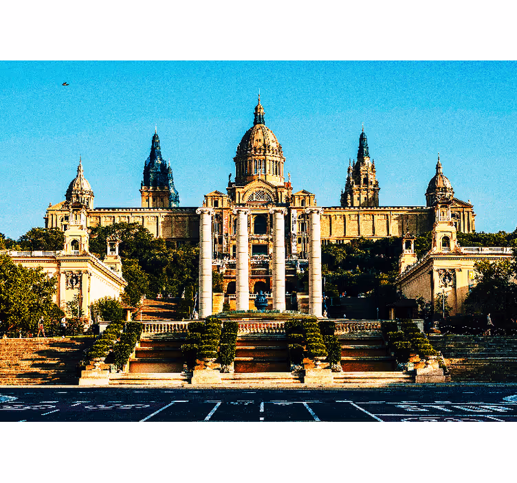 Fototapete Städte Barcelona nationales katalanisches Museum - TenStickers