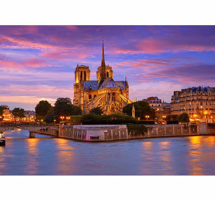 Fototapete paris notre-dame basilika - TenStickers