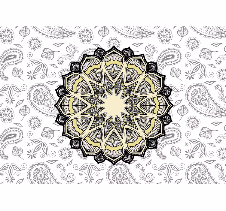 Fototapete mandala mit aufwendigem motif - TenStickers