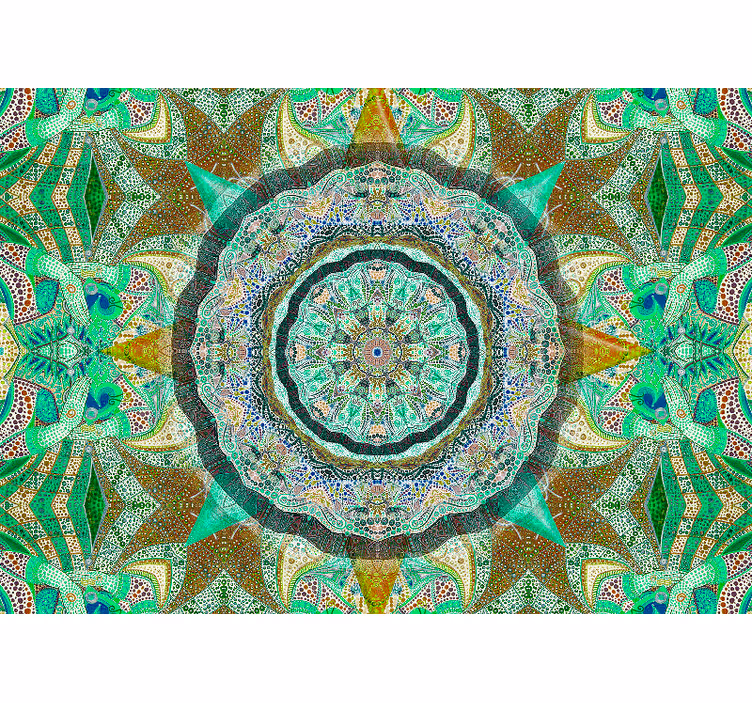 Fototapete mandala komplexe mandala-anordnung - TenStickers