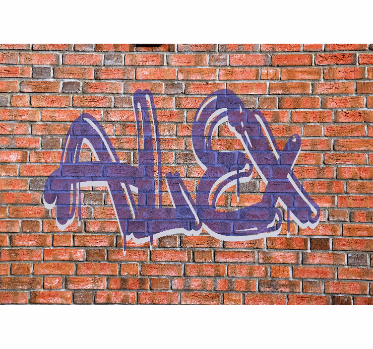 Fototapete graffiti namenskunst - TenStickers