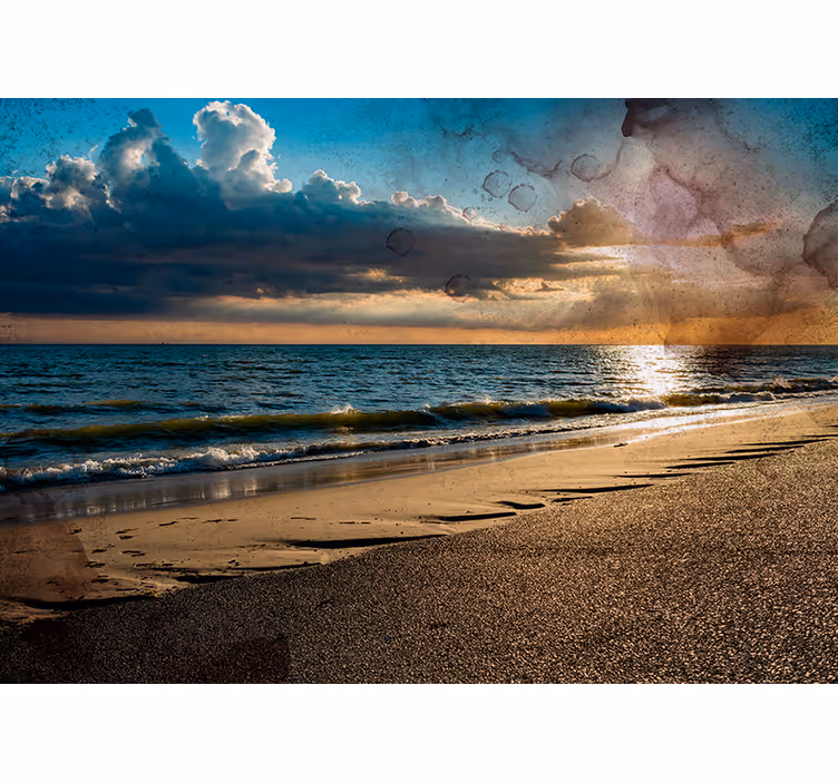 Fototapete Natur ruhiger meerblick - TenStickers