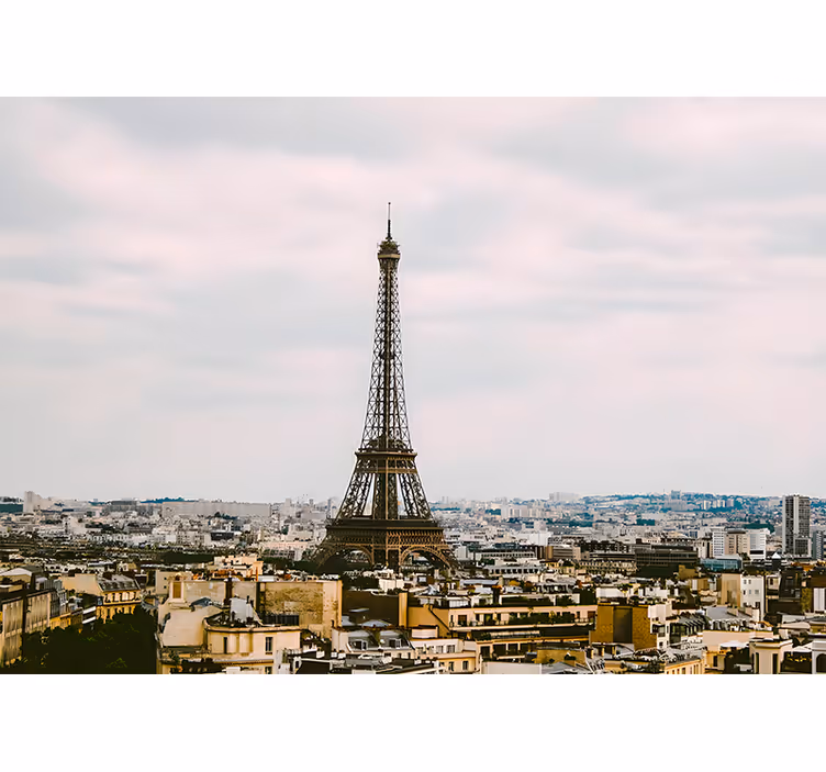Tapete Wohnzimmer Paris Eiffelturm - TenStickers