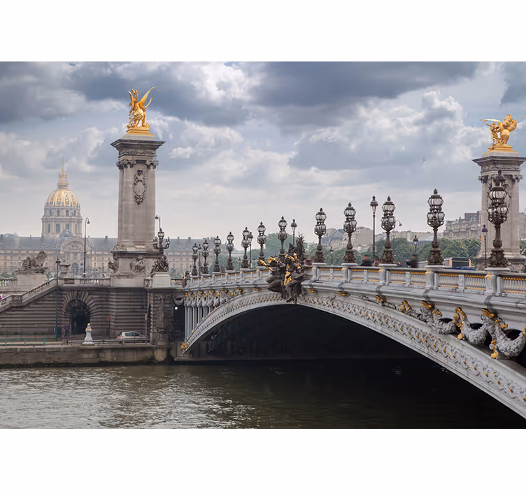 Fototapete Städte pont alexandre iii ansicht - TenStickers