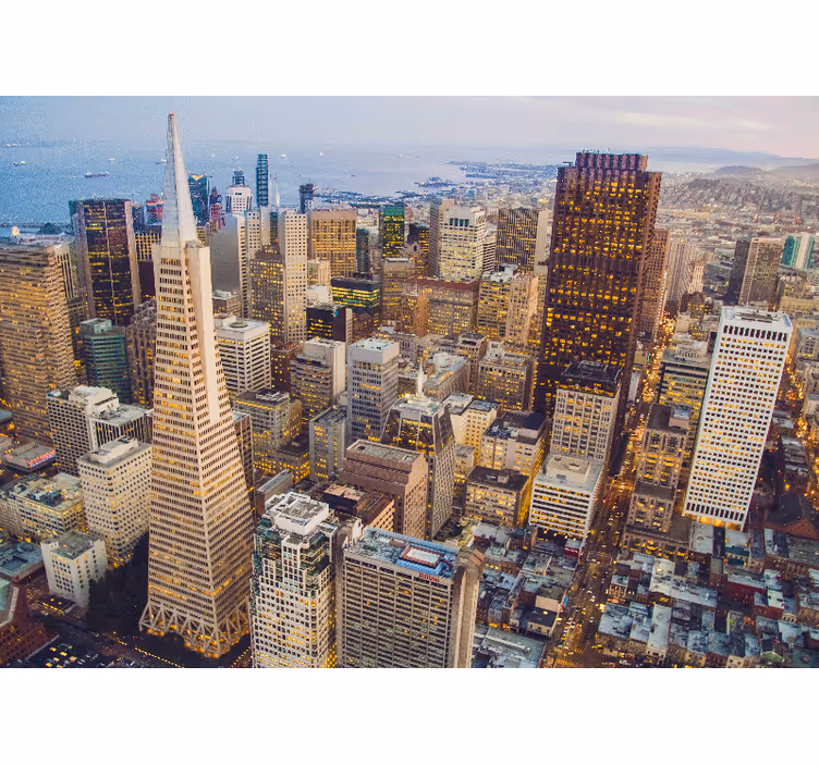 Fototapete städte san francisco skyline - TenStickers