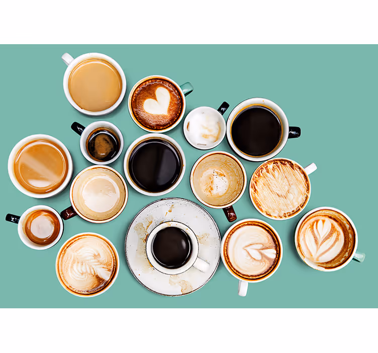 Fototapete sprüche kaffeetassen kollektion - TenStickers