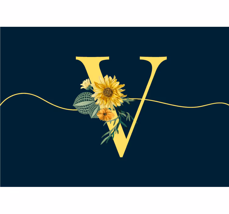 Fototapete Blumen sonnenblumen-anfangseleganz - TenStickers