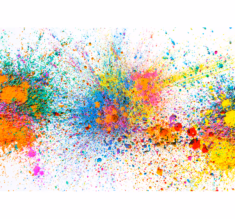 Fototapete abstrakt lebendige farbexplosion - TenStickers