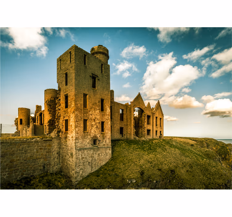 Fototapete irland historische steinburg - TenStickers