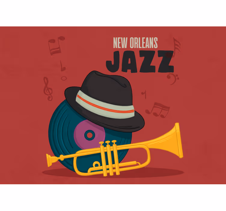 Fototapete musik new orleans jazz - TenStickers
