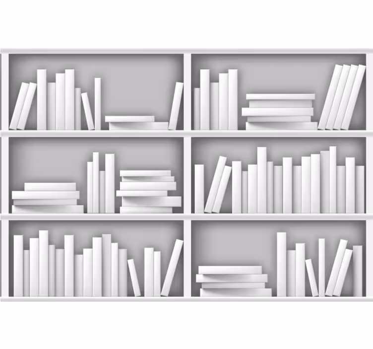 Fototapete textur geschichtete bücherregale - TenStickers