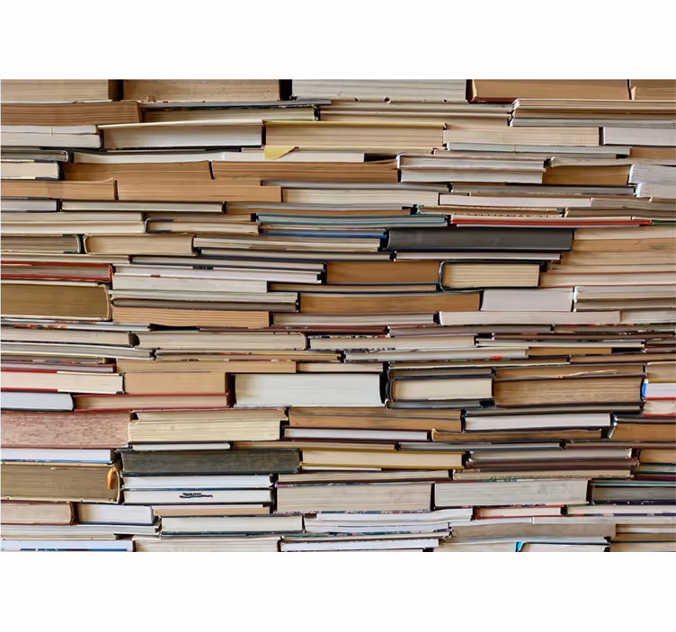 Fototapete textur gestapelte bücher - TenStickers