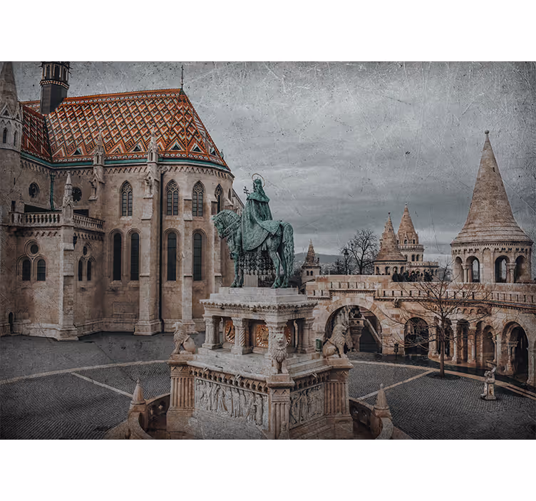Fototapete städte budapest burgblick - TenStickers