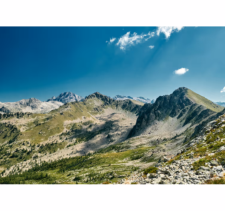 Fototapete landschaften grandioser bergblick - TenStickers