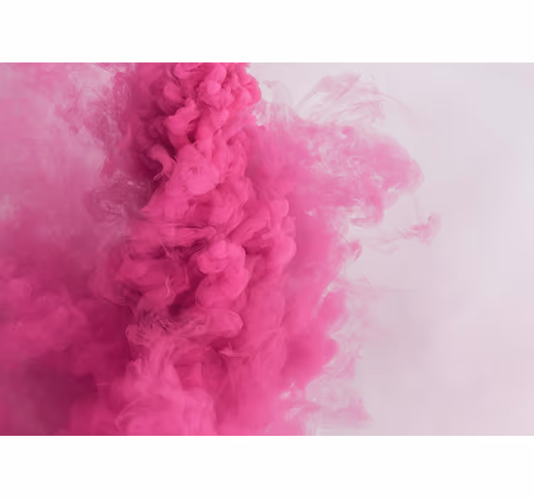 Fototapete abstrakt puffy rosa wolken - TenStickers