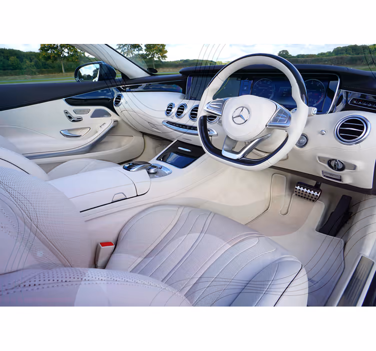Fototapete fahrzeuge luxus auto innenraum - TenStickers