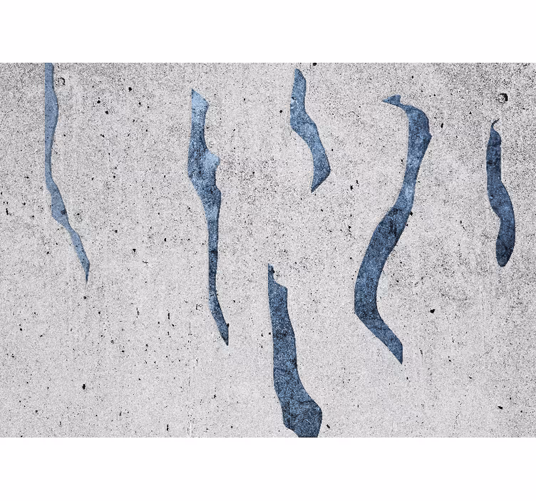 Fototapete Textur fließende blaue muster - TenStickers