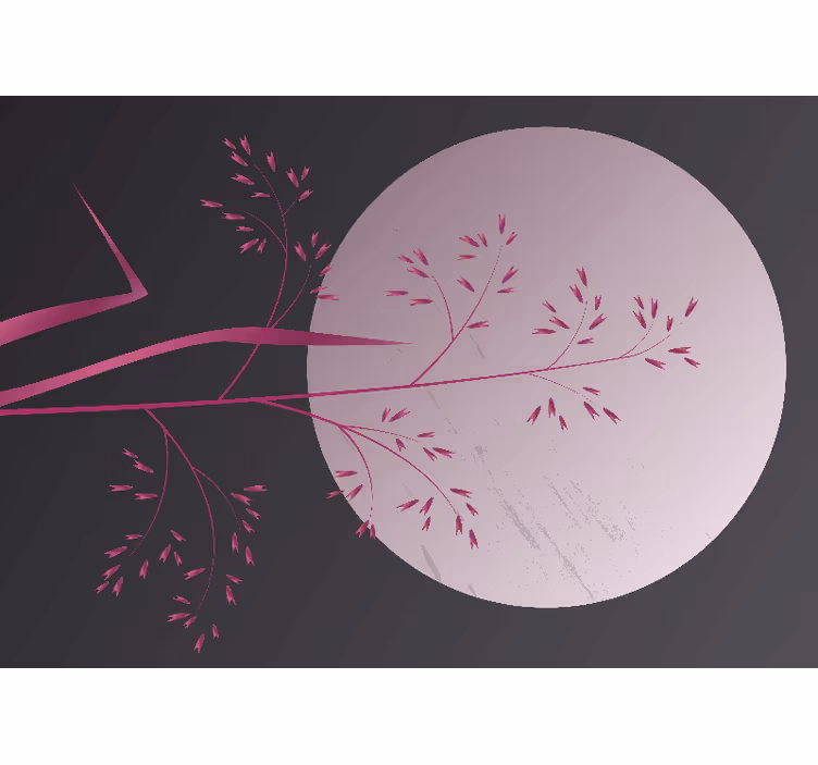Fototapete zen mit ruhigem botanischen motiv - TenStickers