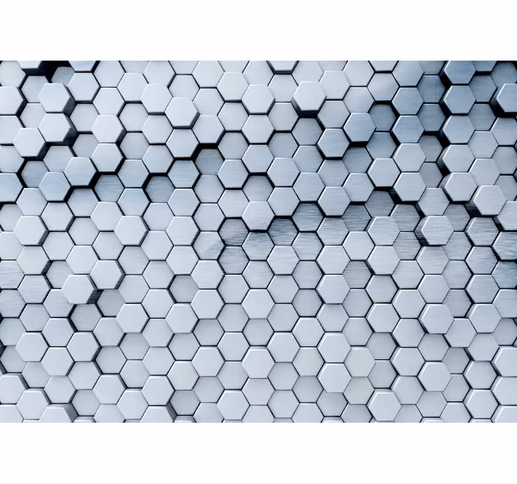 Fototapete Textur sechseck-muster-design - TenStickers