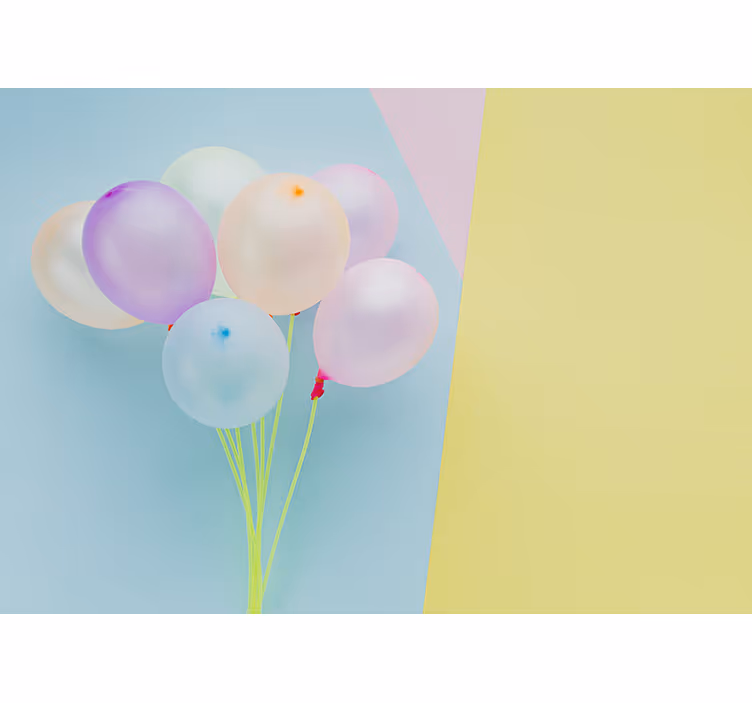 Fototapete kinderzimmer bunte ballonarrangements - TenStickers