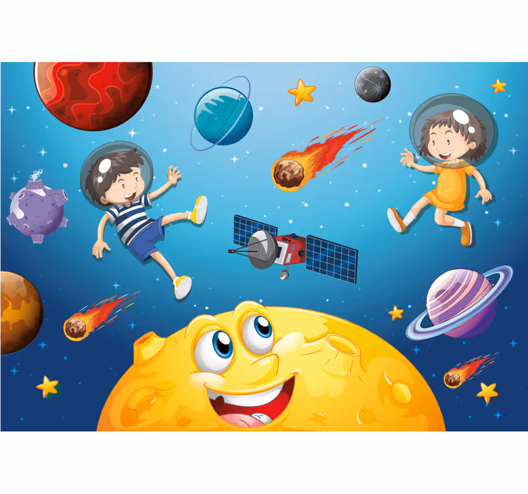 Fototapete fantasie raumabenteuer reise - TenStickers