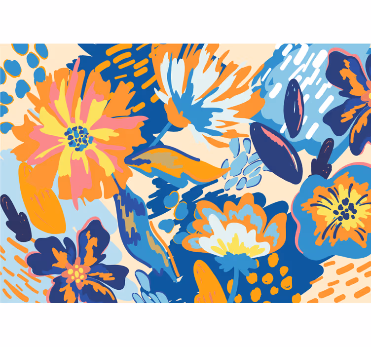 Fototapete blumen helle blumenanordnung - TenStickers