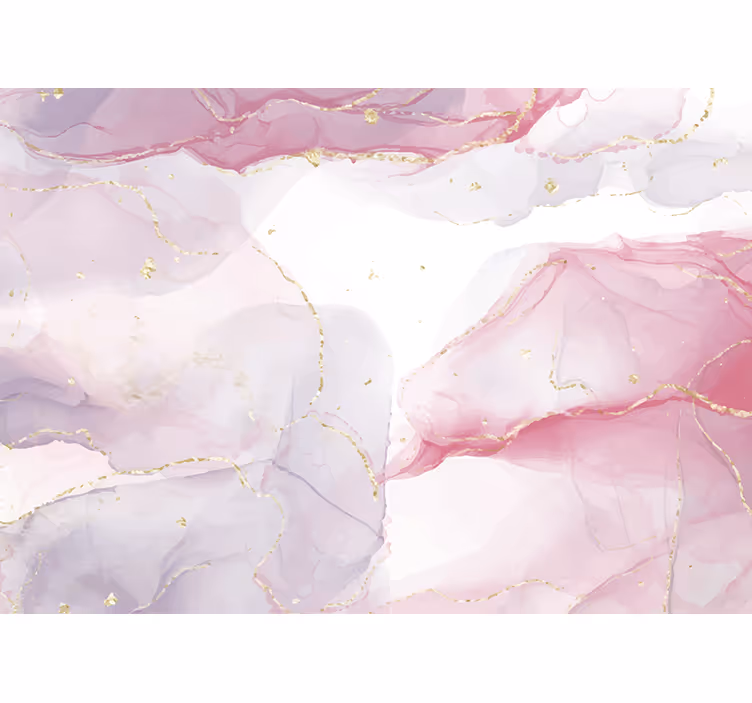 Fototapete abstrakt zarte rosa wirbel - TenStickers
