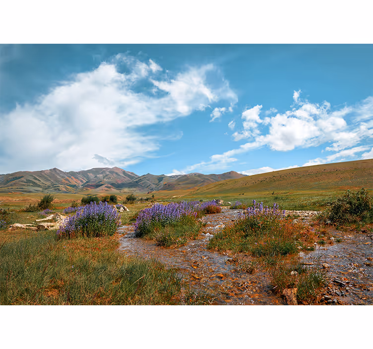 Fototapete natur weite berglandschaft - TenStickers