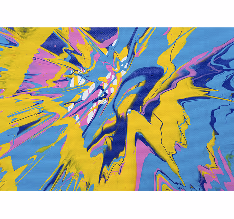 Fototapete abstrakt dynamische farbenexplosion - TenStickers
