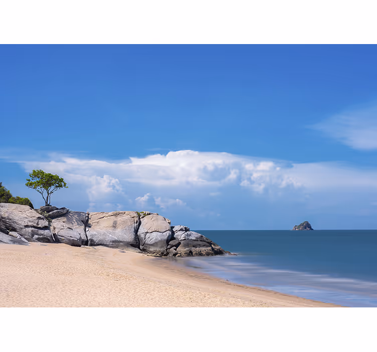 Fototapete landschaften ruhige strandszene - TenStickers