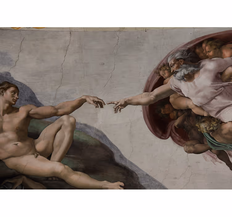 Fototapete klassische kunst schöpfungsszene - TenStickers