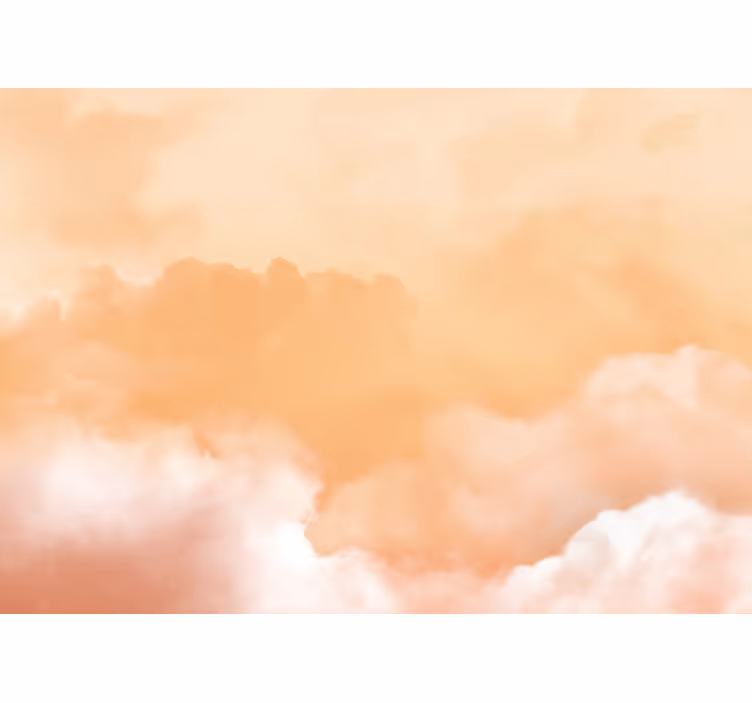 Fototapete himmel sanfte wolkenformation - TenStickers