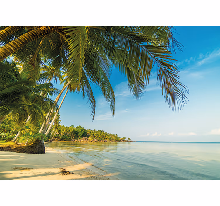 Fototapete natur ruhige strandszene - TenStickers
