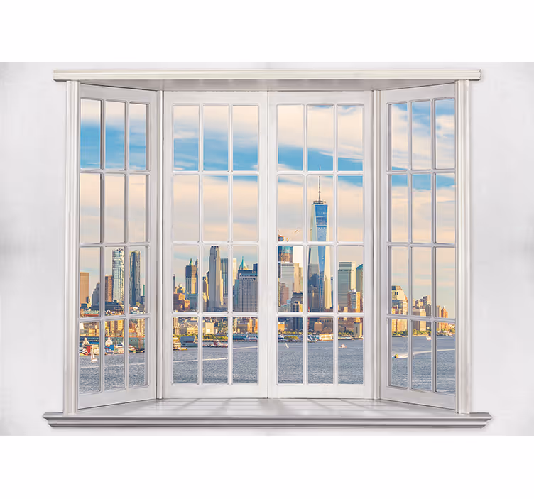Fototapete new york skyline ansicht - TenStickers