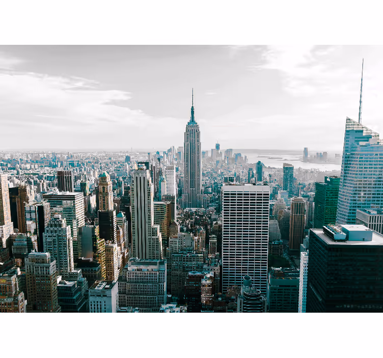 Fototapete new york ikonische stadtsilhouette - TenStickers