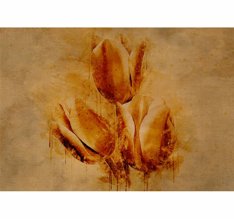 Fototapete blumen elegante tulpenanordnung - TenStickers