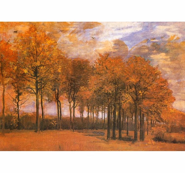 Fototapete landschaften herbstwald szenerie - TenStickers