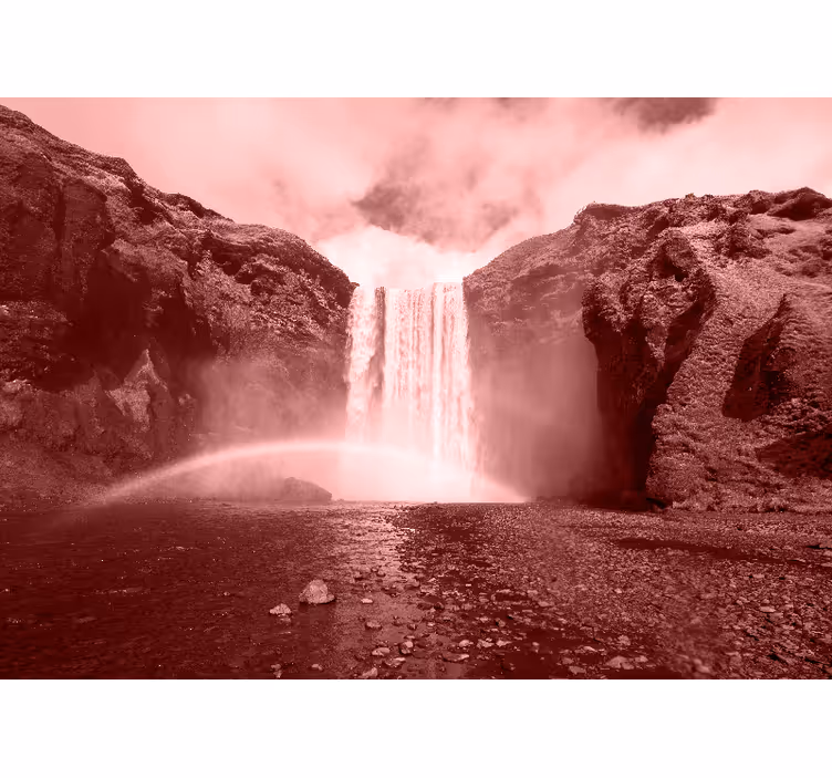 Fototapete wasserfall grand wasserfall landschaft - TenStickers