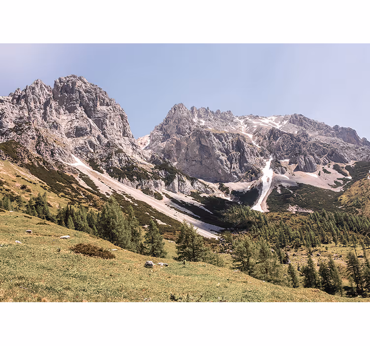 Fototapete landschaften alpine ruhe - TenStickers