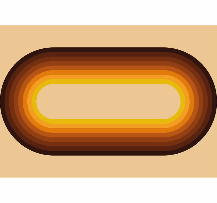 Fototapete textur retro kreismuster - TenStickers