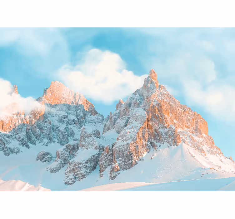 Fototapete berge regal frostige gipfel - TenStickers