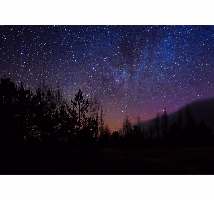 Fototapete weltraum abendhimmel leinwand - TenStickers